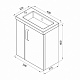 Тумба с раковиной 40 см IDDIS Torr 40 TOR40W1i95K