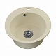 Мойка кухонная круглая AQUATON Шелли 1A734732SS240 жемчуг
