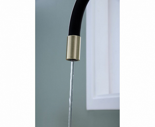 Смеситель для кухни Paulmark Salix под фильтр с гибким изливом, бронза, Sa213419-BR