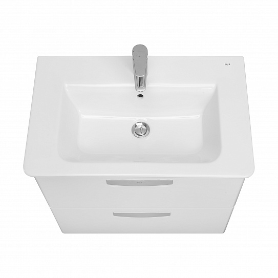 Тумба под раковину Roca The Gap 70 белый глянец ZRU9302878