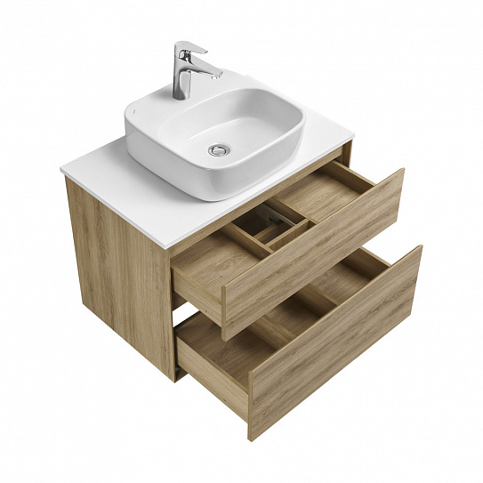 Тумба под накладную раковину Aquaton Либерти 75 дуб эльвезия 1A279501LYC70