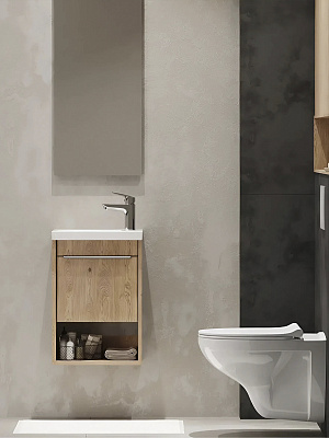 Раковина мебельная  AQUATON Миранда 40 фарфор 1WH302500 мини