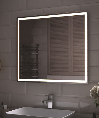 Зеркало с антизапотевателем Vigo Geometry Comfort 800