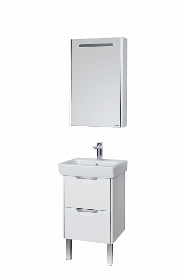 Тумба без раковины Акватон "Сильва 60" дуб полярный 1A211801SIW70