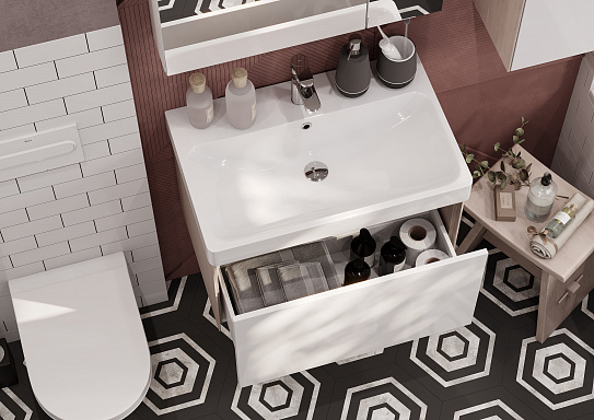 Тумба под раковину Aquaton Марти 70 ясень шимо 1A267501MY010