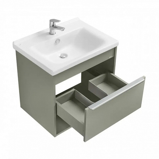 Тумба под раковину Aquaton Хоуп 60 1 створка Хаки 1A287201HP9D0 (под рак.146528)