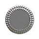 Зеркало круглое 80х80 (серебро) Caprigo  PL400-CR
