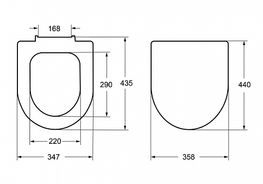Сиденье Roca Debba Round дюропласт, микролифт ZRU9307607