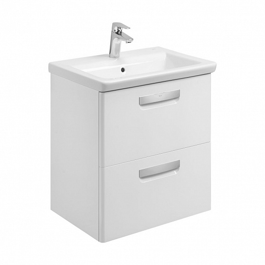 Тумба под раковину Roca The Gap 60 белый глянец ZRU9302879