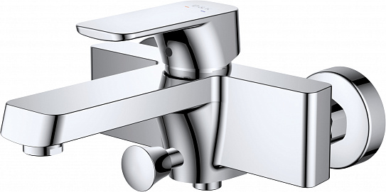 Смеситель для ванны с душем D&K berlinFreie Da1433201 короткий излив хром