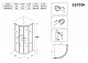 Душевое ограждение Santek Вэлия 90х90х195 см 1WH501795