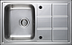 Мойка кухонная Longran Lotus LTL780.500, 78x50х20, декор лайн