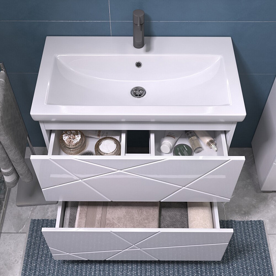 Тумба под раковину VIGO Geometry 800-0-2 (комо) (под раковину 121281)