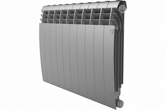 Радиатор Royal Thermo BiLiner 500/Silver Satin - 10 секций (серебристый)