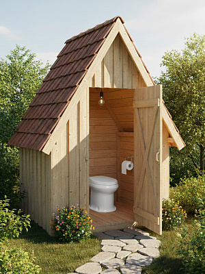 Дачный унитаз Уклад с сиденьем Оскольская керамика, 46901100002