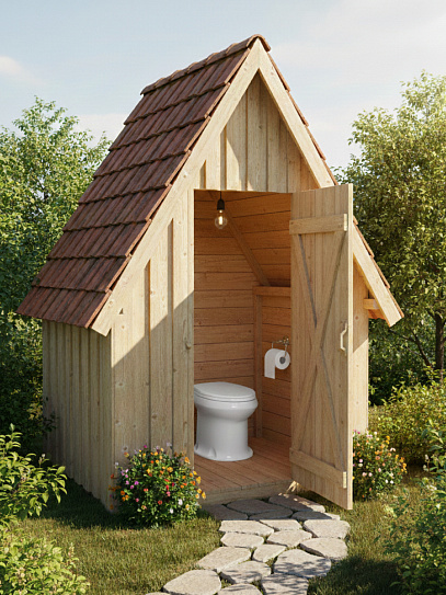 Дачный унитаз Уклад с сиденьем Оскольская керамика, 46901100002