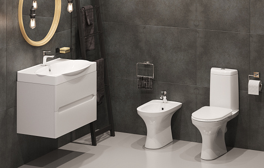 Унитаз подвесной Керамин Санти R Slim МЛ