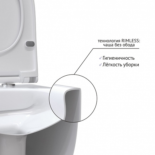 Унитаз подвесной Berges Floe 082121