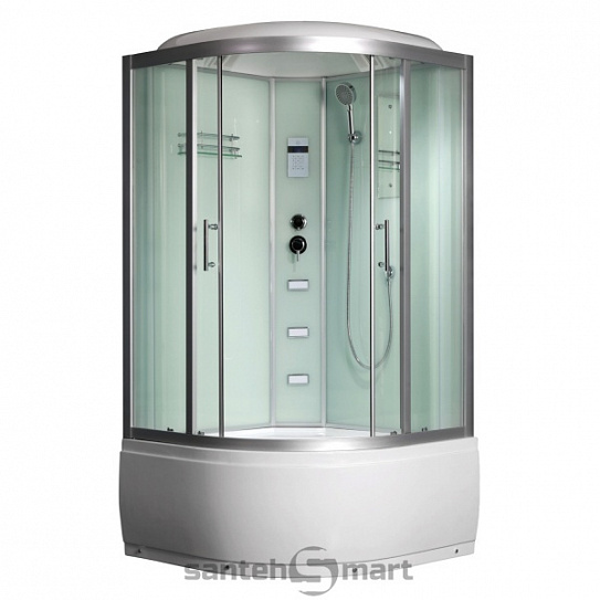 Душевая кабина Frank F658 угловая 120*120*220 высокий поддон