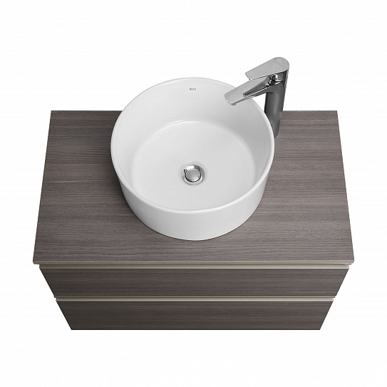 Тумба под раковину Roca The Gap 80 городской дуб 2 ящика A857399402