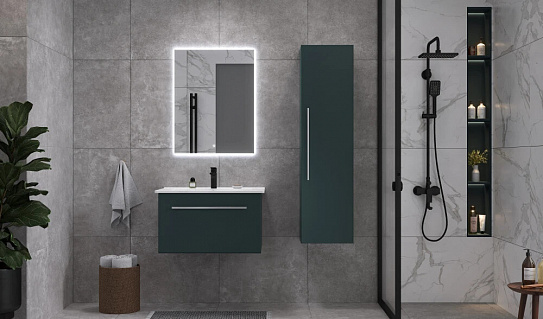 Шкаф для ванны навесной Velvex Posse 400 навесной верде