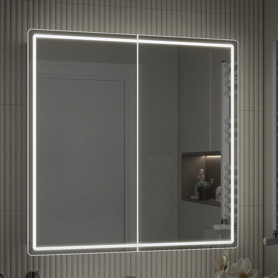 Шкаф навесной VIGO Geometry Classic 800 с зеркалом