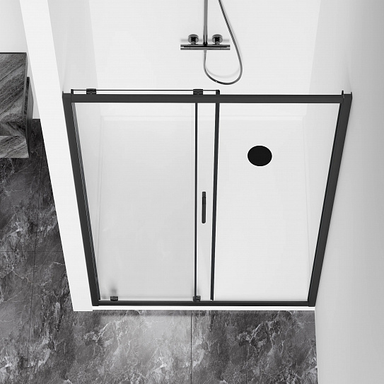 Душевое ограждение CUBE WTW-120-C-B 120х190 GoodDoor КУ00027