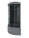 Душевая кабина угловая 100х100х215 ERLIT ER3510TP-C2-RUS_GRAY четверть круга высокий поддон