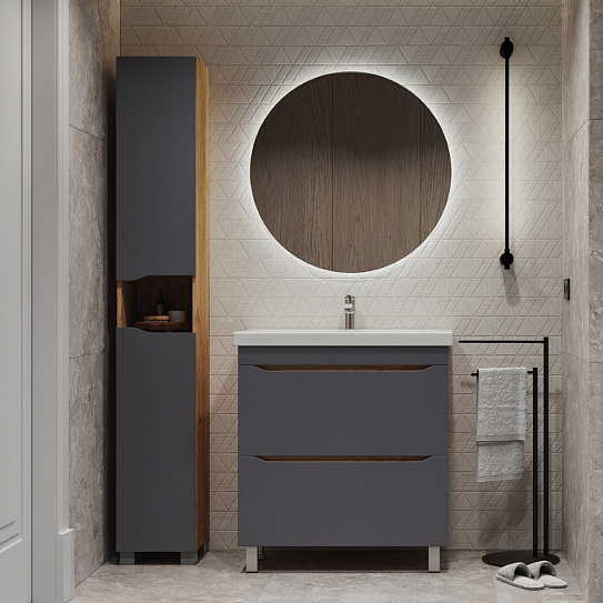 Тумба под раковину Wave 800-0-2 (Como) дуб золотой VIGO 385