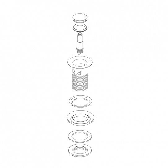 Выпуск для умывальника Iddis Cloud CLOG000i88