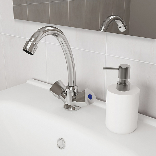 Смеситель для умывальника Milardo Tring TRISB00M01 вентильный