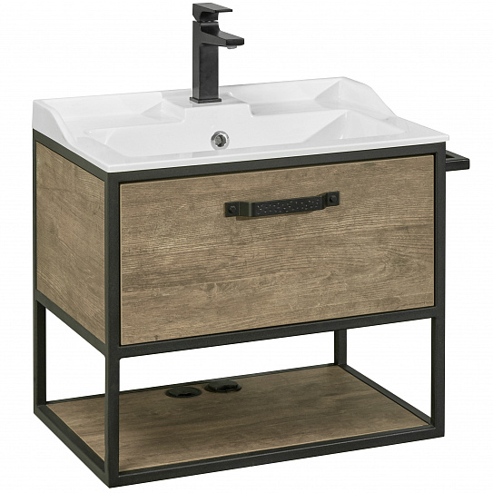 Тумба под накладную раковину Aquaton Лофт Фабрик 65 дуб кантри 1A242301LTDY0