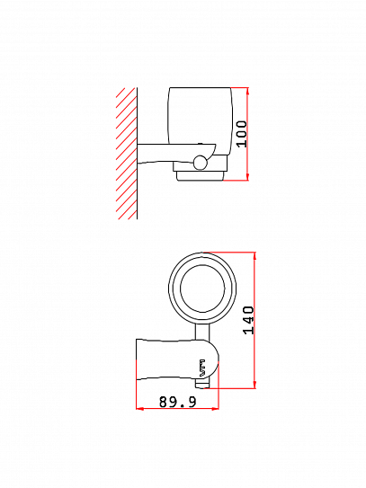 Стакан для ванной подвесной VRI Basilica HG801007