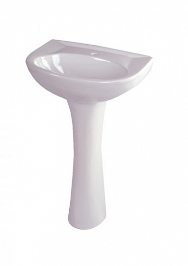 Умывальник Фея белый с отверстием без перелива Стандарт