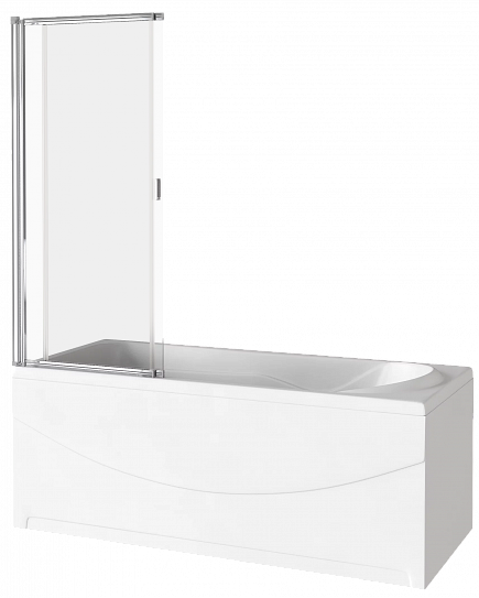 Шторка на ванну 100см Good Door Screen SLR-100-C-CH ПД00120