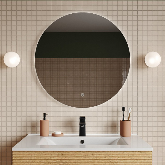 Зеркало круглое с подсветкой Iddis Bild 80 см BIL8000i98