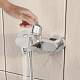 Vitra Flow Round Набор смесителей 3-в-1 (смеситель для раковины, ванны, душ. гарнитур) A42302EXP