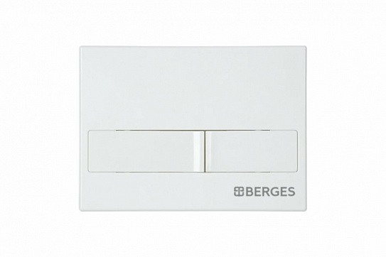 Кнопка для инсталляции BERGES NOVUM L1 белая 040011