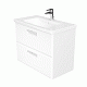 Тумба с раковиной Roca The Gap 80 ZRU9302732, белая матовая