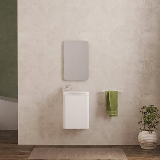 Тумба подвесная Bio maxi 400-1-0 Белая (для раковины 217415)