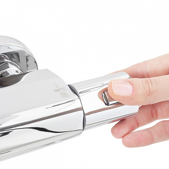 Смеситель универсальный  для ванны с термостатом IDDIS Uniterm TSTSB02i74WA