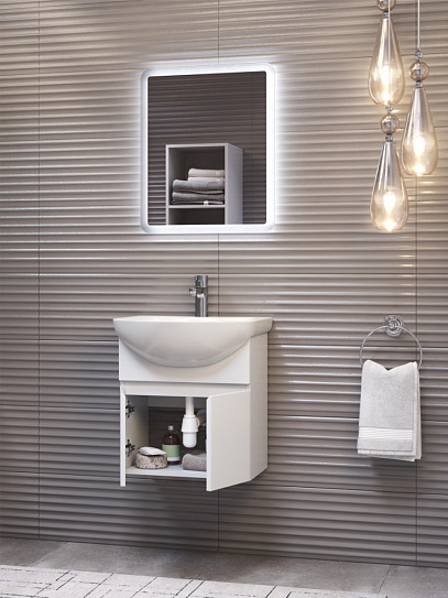 Тумба подвесная Vigo Wing 500-2-0 (под ум Балтика 50) tp.WIN.BAL.50.2D белый