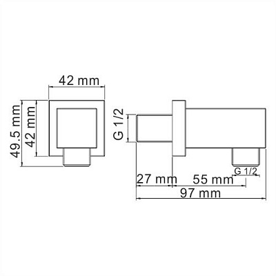 Подключение шланга WasserKraft A089