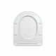 Сиденье для подвесного унитаза, Stone, белый, дюропласт, IDDIS, 947STOW3SK