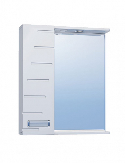 Шкаф зеркало в ванную 60 см Vigo Diana 600 левый со спотом z.DIA.60.L.El