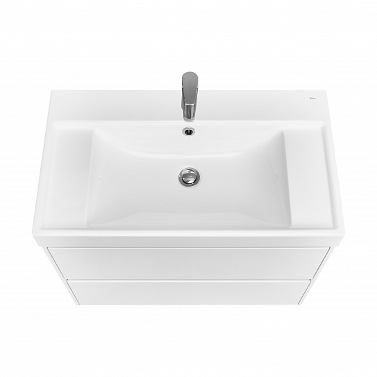 Тумба под раковину Roca Ona 800 белый матовый 2 ящика A857630509