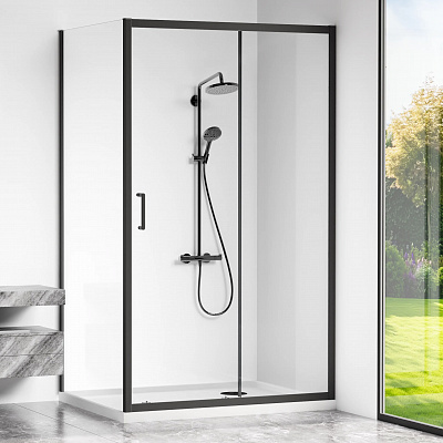 Боковая панель к душевому ограждению 100х190 CUBE SP-100-C-B GoodDoor КУ00025