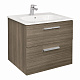 Тумба с раковиной Roca Victoria 60 2 ящика A857468402, городской дуб