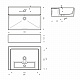 Раковина Sanita Luxe Line LIN60SLWB01