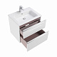 Тумба с раковиной Roca The Gap 60 2 ящика A857397806, белый глянец